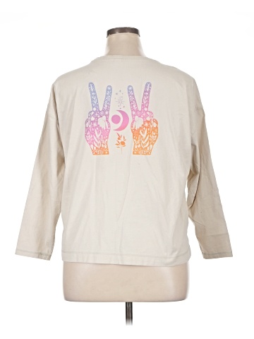 Old Navy 3/4 Sleeve T-Shirt (view 2)