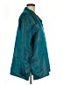 Caroline Rose 100% Silk Color Block Teal 3/4 Sleeve Silk Top Size L - photo 4