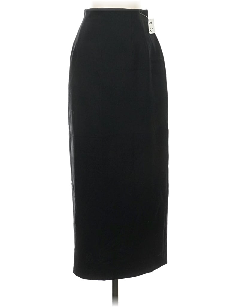 Pre-owned Talbots Wool Skirt In Black