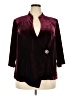 Alex Evenings Burgundy Blazer Size 2X - photo 1