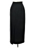 Talbots 100% Wool Solid Black Wool Skirt Size 4 - photo 2