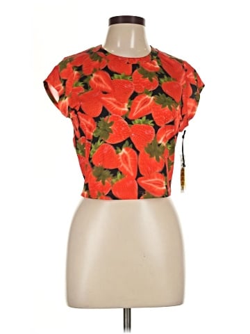 Silence and Noise Short Sleeve Blouse (view 1)