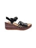 Korks 100% Leather Black Wedges Size 8 - photo 1