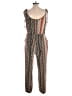 BCBGeneration Paisley Brown Jumpsuit Size L - photo 2
