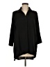 Renuar 100% Polyester Black 3/4 Sleeve Blouse Size M - photo 1