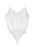 Express 100% Polyester White Bodysuit Size S - photo 2