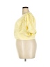 Boohoo 100% Polyester Yellow Short Sleeve Blouse Size 18 - photo 5