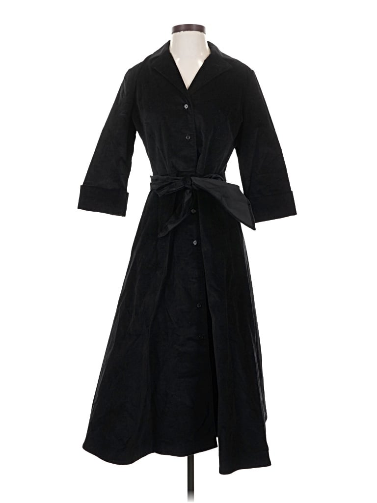 Pre-owned The J. Peterman Co. Casual Dress In Black