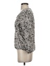 Theory 100% Silk Gray Long Sleeve Top Size S - photo 5