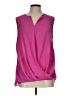 Laundry by Shelli Segal 100% Polyester Pink Sleeveless Blouse Size L - photo 1