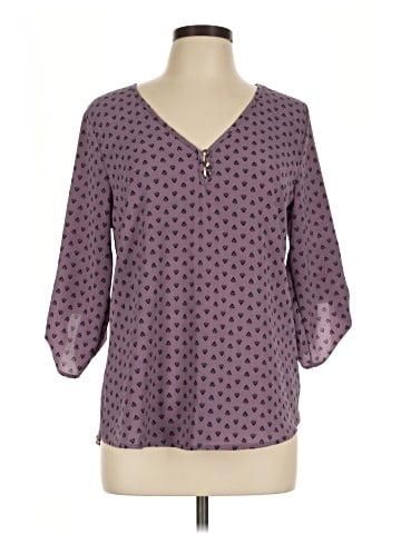 Tempted 3/4 Sleeve Blouse (view 1)