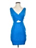Topshop Blue Cocktail Dress Size 4 - photo 1