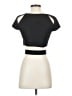 Bebe Black Short Sleeve Top Size S - photo 2
