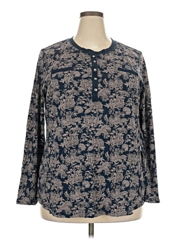 Chaps Long Sleeve Henley (view 1)