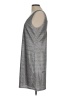 Ecru 100% Polyester Metallic Silver Casual Dress Size L - photo 5