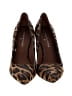 Donald J Pliner Animal Print Brown Heels Size 8 - photo 2