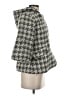 Elevenses 100% Polyester Houndstooth Gray Coat Size S - photo 4