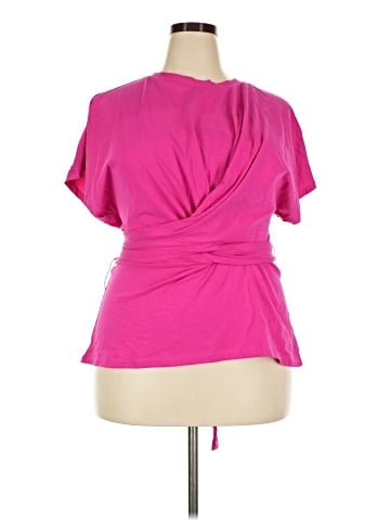 ELOQUII Elements Short Sleeve Top (view 1)