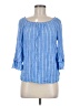 Alyx Blue 3/4 Sleeve Blouse Size M - photo 1