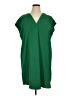 Worthington 100% Polyester Solid Green Casual Dress Size XL - photo 1