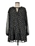 Very J 100% Polyester Animal Print Blue Black Casual Dress Size M - photo 1