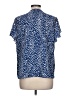 Shein 100% Polyester Polka Dots Blue Short Sleeve T-Shirt Size 12 - photo 2