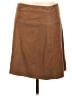 Max Studio 100% Polyester Solid Brown Casual Skirt Size L - photo 2