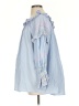 Blumarine 100% Baumwolle Blue 3/4 Sleeve Blouse Size EU (IT) 36 / US 0 - photo 5