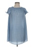 En Creme 100% Polyester Blue Casual Dress Size S - photo 1