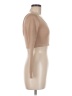 Derek Heart Tan Long Sleeve Top Size M - photo 4