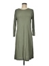 Lands' End Solid Green Casual Dress Size M - photo 1