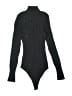 Quince Black Gray Bodysuit Size S - photo 1