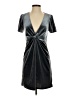 Sugar Lips Metallic Gray Cocktail Dress Size XS - photo 1