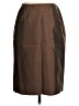 Carlisle 100% Silk Solid Brown Silk Skirt Size 4 - photo 2