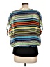 New Directions 100% Polyester Black Short Sleeve Blouse Size L - photo 2