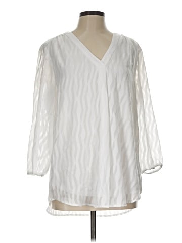 Jones New York Long Sleeve Blouse (view 1)