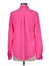 Merona 100% Polyester Polka Dots Pink Long Sleeve Blouse Size M - photo 2