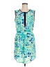 Apt. 9 100% Polyester Print Blue Casual Dress Size M - photo 1