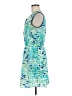 Apt. 9 100% Polyester Print Blue Casual Dress Size M - photo 5