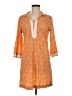 PETER MILLAR Paisley Orange Casual Dress Size M - photo 1