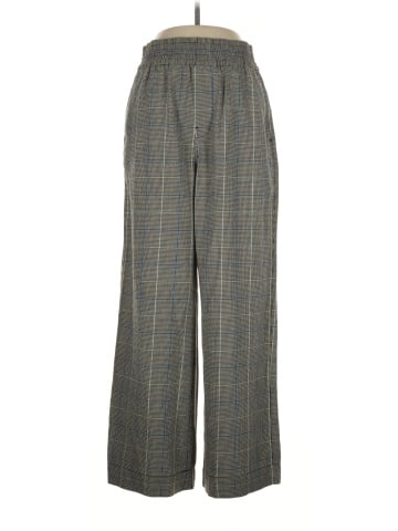 Madewell Carley Wide-Leg Pants in Plaid (view 1)