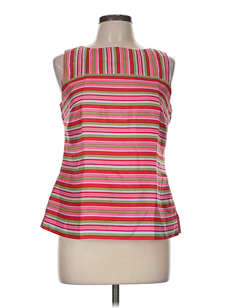 Pre-owned Talbots Sleeveless Blouse In Red