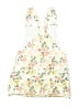Little Lass 100% Cotton Yellow Overalls Size 6X - photo 2