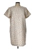 Express Print Ivory Casual Dress Size L - photo 1