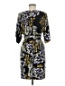 Taylor Print Black Cocktail Dress Size 6 - photo 2