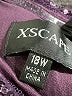 Xscape Purple Cocktail Dress Size 18W - photo 4