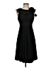 Max and Cleo Solid Black Cocktail Dress Size 4 - photo 1