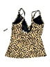 DKNY Animal Print Gold Swimsuit Top Size M - photo 2