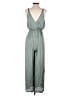 Zara Solid Green Jumpsuit Size M - photo 2