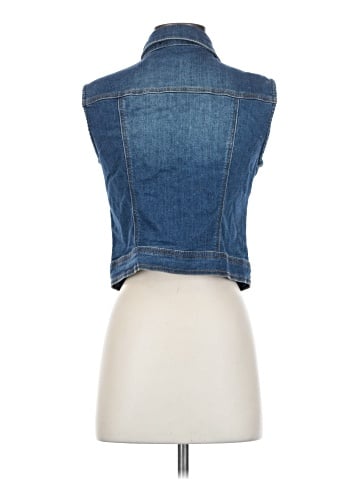 Romeo & Juliet Couture Denim Vest (view 2)
